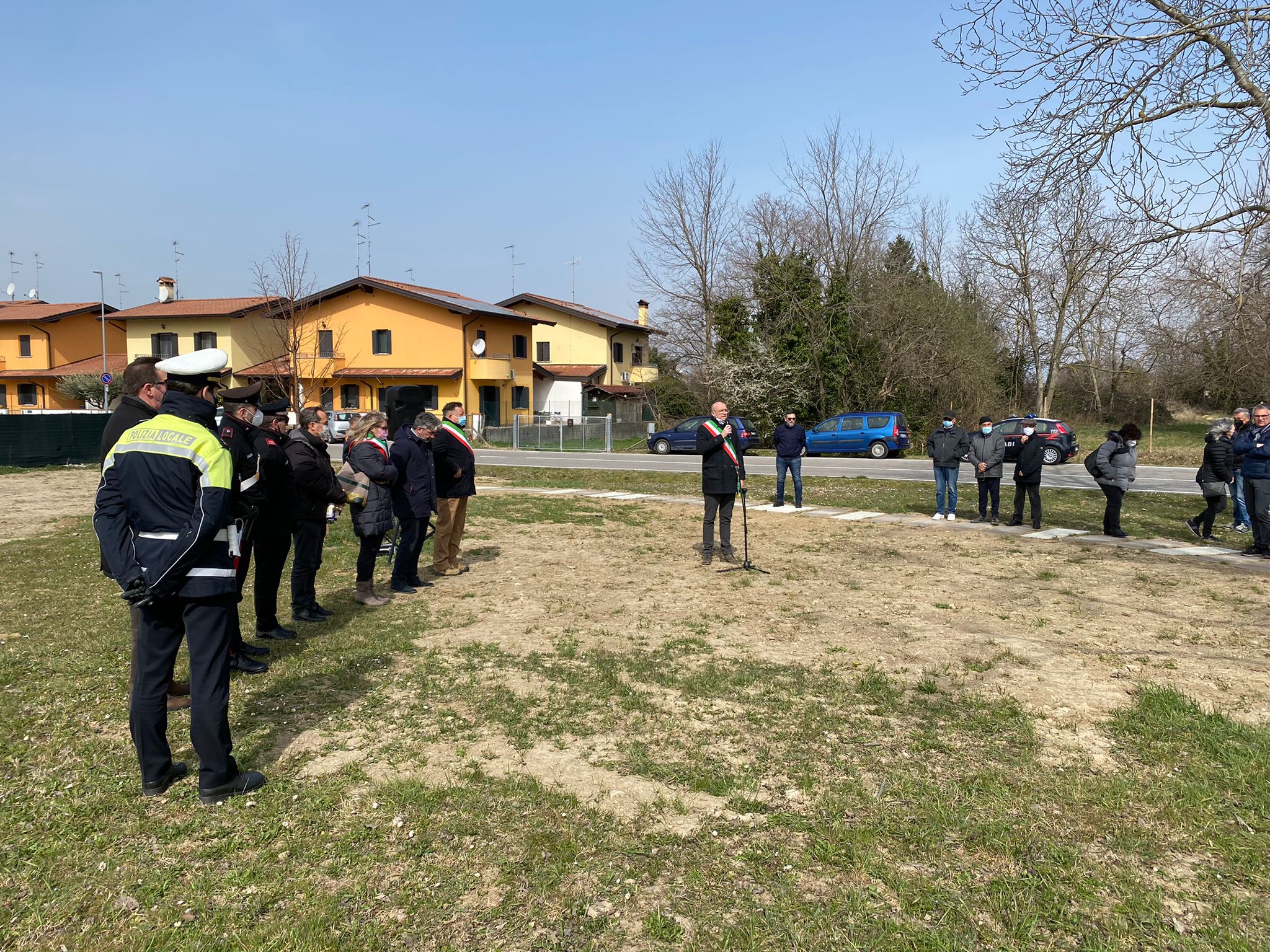 Pieris inaugura il primo parco dedicato alle Vittime del Covid